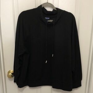 NWT Scoop Scuba funnel neck sweatshirt